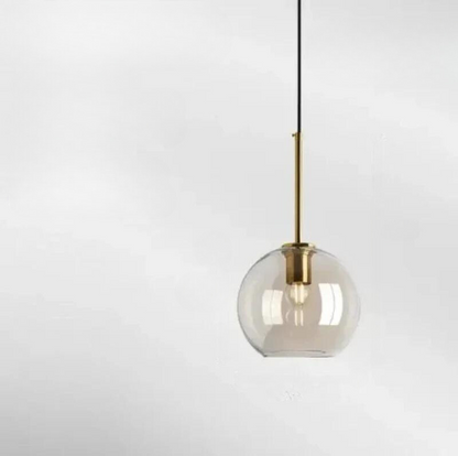 Simple Scandinavian Glass Drop Lamp