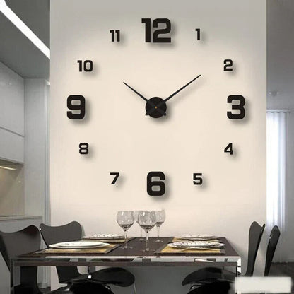 Quiet Modern Wall Clock Analog Home Decoration