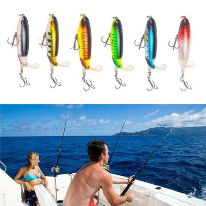 Spin Fishing Lure with Propeller