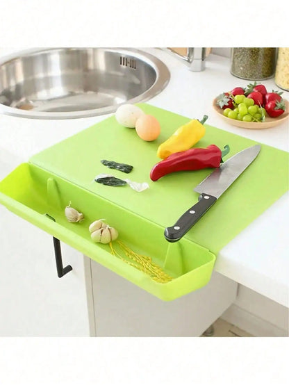 Compact Kitchen Chopping Board with Storage Tray - Halri