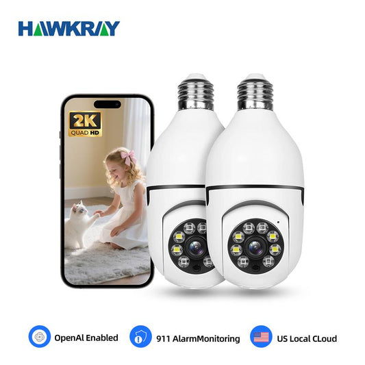 WiFi Security Light Bulb Camera 1080P - Halri