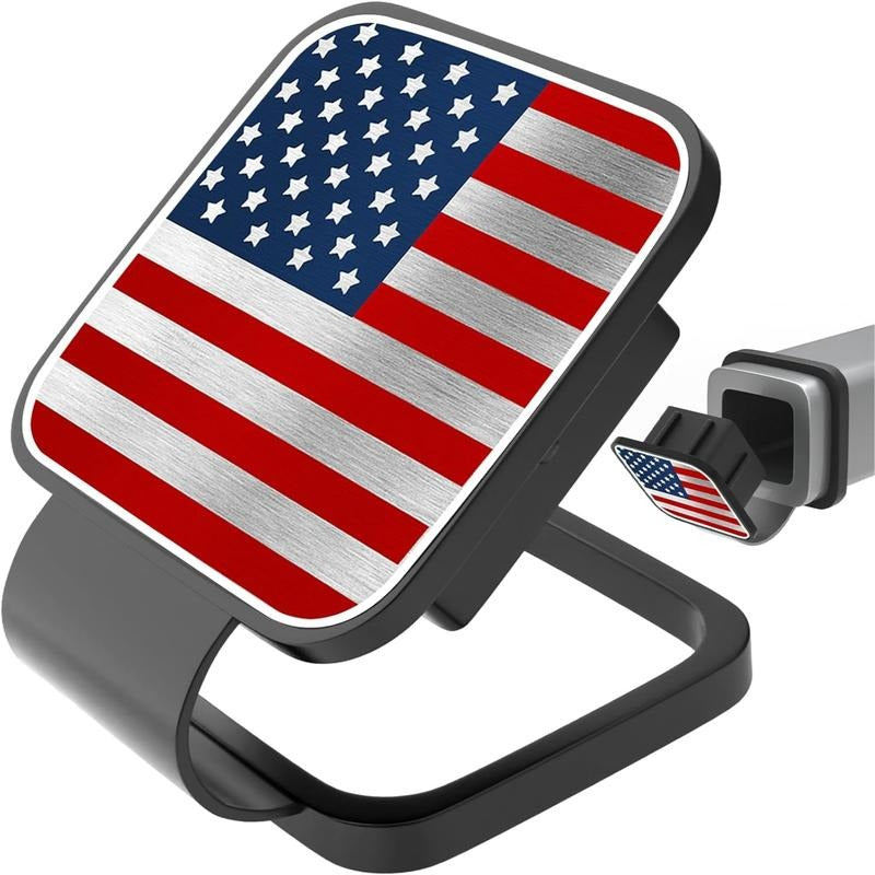 American Flag Hitch Cover