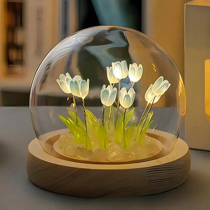 Beautiful Floral Tulip Lamp