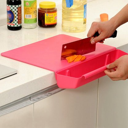 Easy Clean Reversible Cutting Board with Juice Groove - Halri