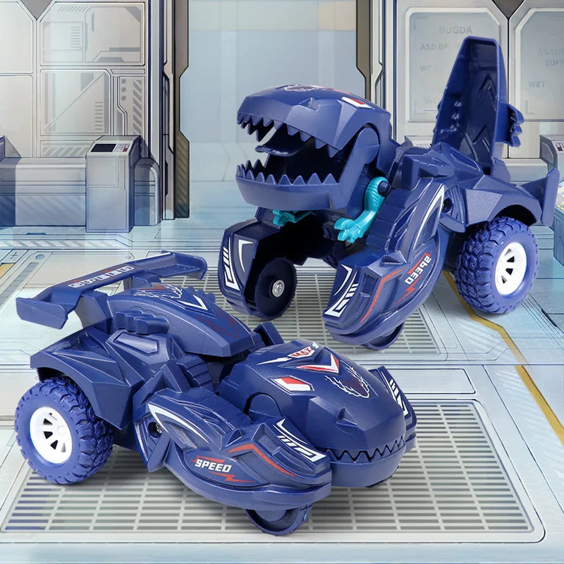 Fun 2-in-1 Dino Toy Car with Colorful Design - Halri