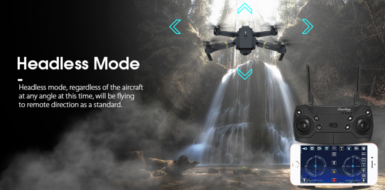 Portable HD Folding Selfie Drone with 2MP Camera