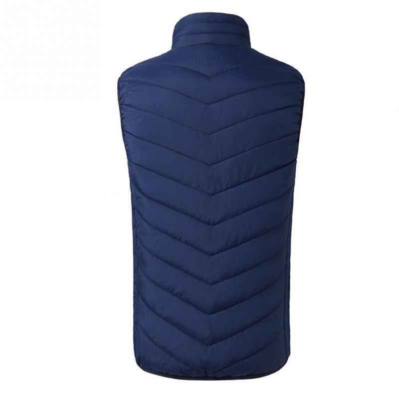 Warm Thermal Reversible USB Vest Jacket