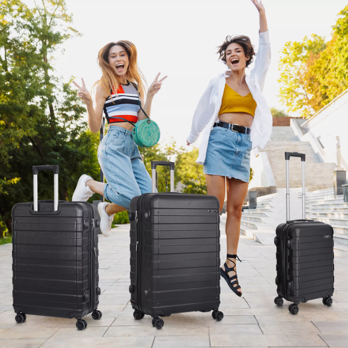Rolling Spinner Suitcase Set 3 Piece 21 26 30 Inch