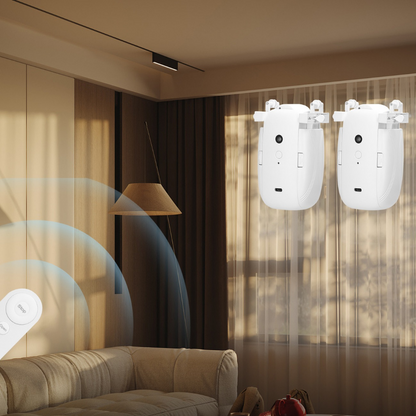Easy Remote Control Motorized Curtain Opener System