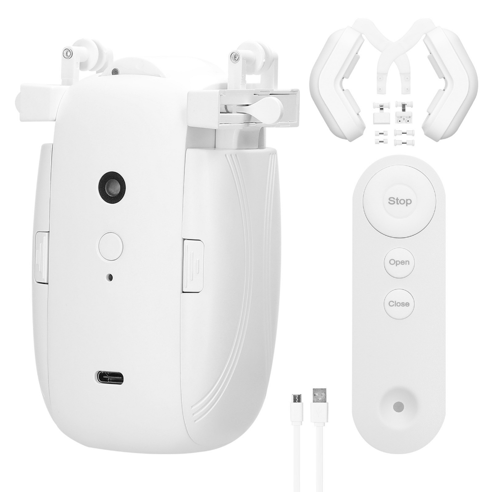 Easy Remote Control Motorized Curtain Opener System