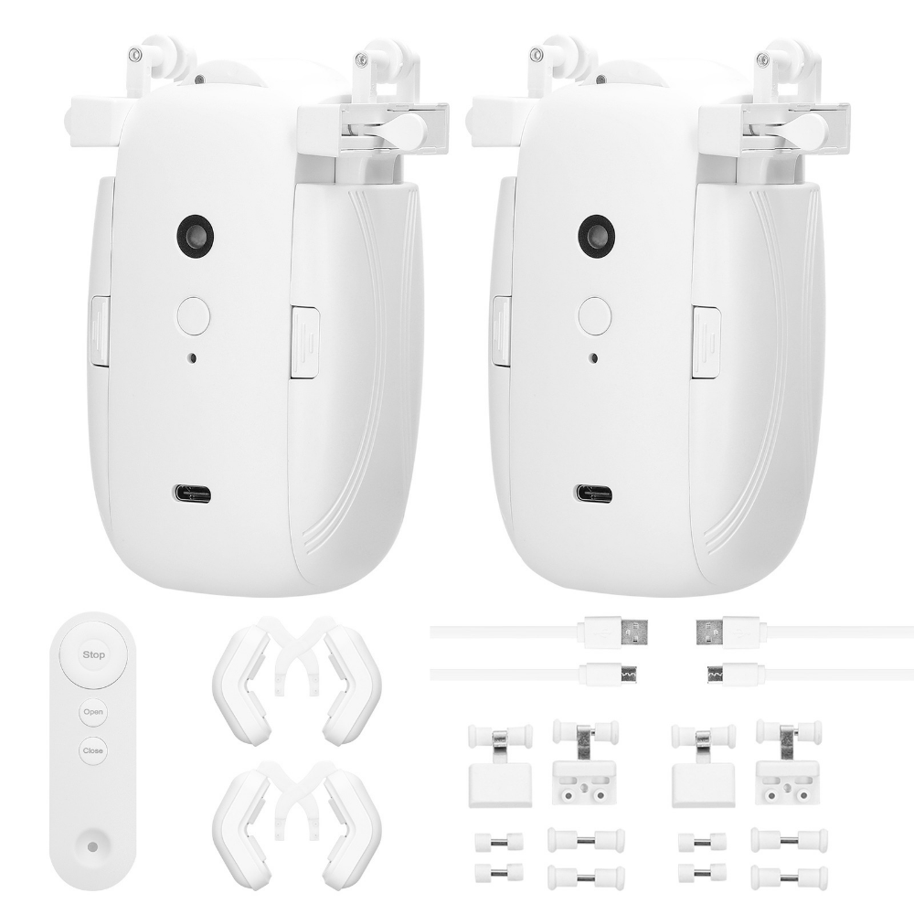 Easy Remote Control Motorized Curtain Opener System
