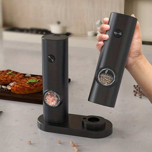 Automatic Salt and Pepper Mill Set with LED Light - Halri