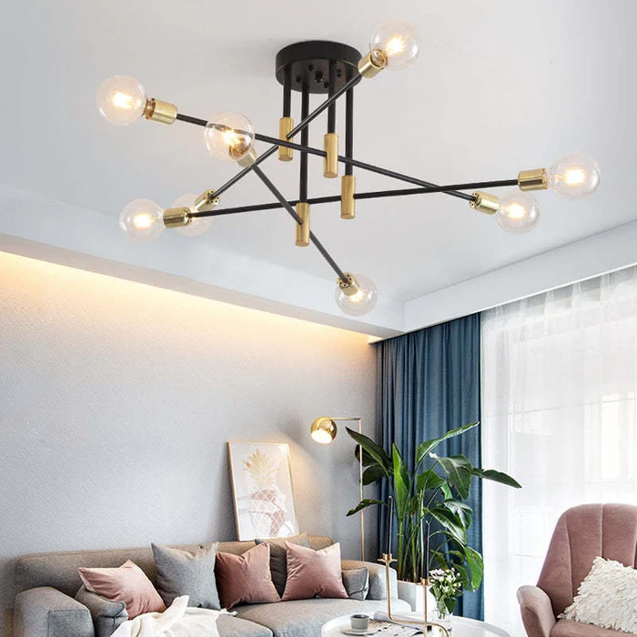 Sleek Contemporary Overhead Lamp - Halri
