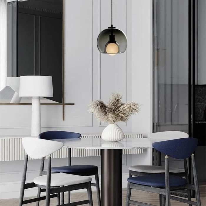 Elegant Hanging Glass Lamp - Halri