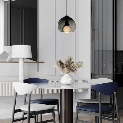 Elegant Hanging Glass Lamp - Halri