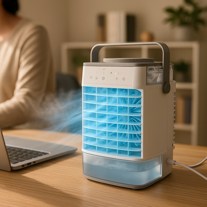 Portable Mini Air Conditioner with Timer - Halri