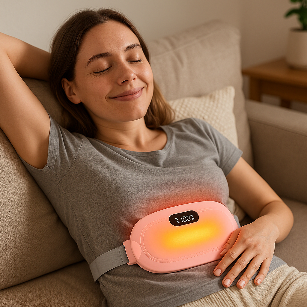 Portable Heat Therapy Pad for Cramp Relief