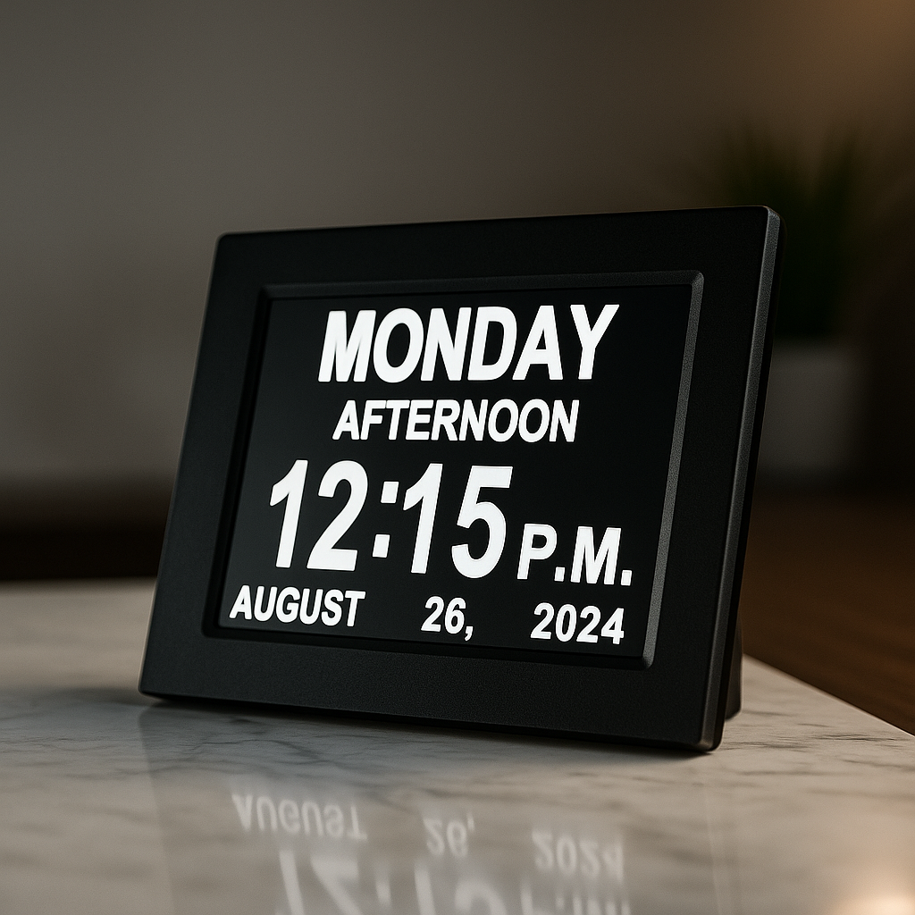 Clear LCD Alarm Clock for Home and Office Use - Halri