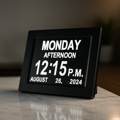 Clear LCD Alarm Clock for Home and Office Use - Halri