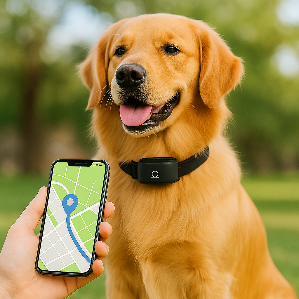 Pet GPS Tracking Collar with Real Time Location Alerts - Halri