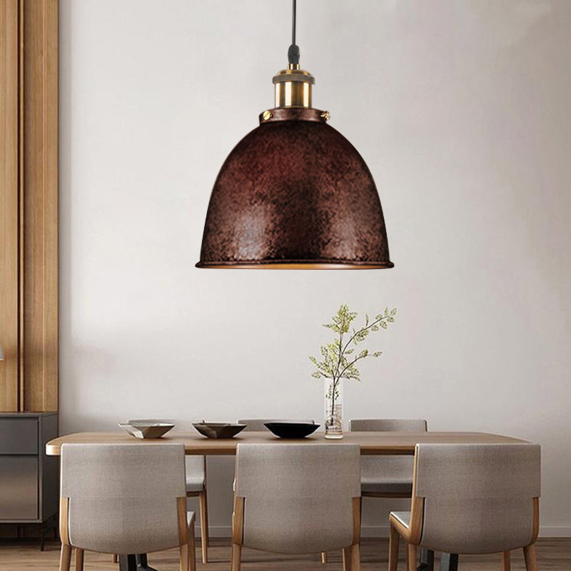 Rustic Metal Hanging Lamp