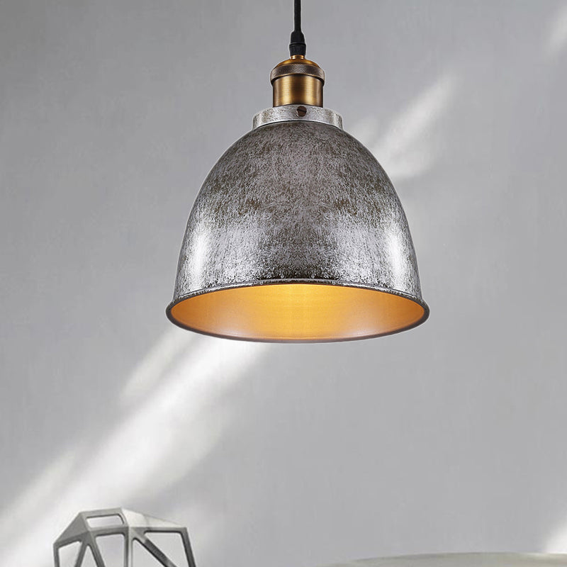 Rustic Metal Hanging Lamp