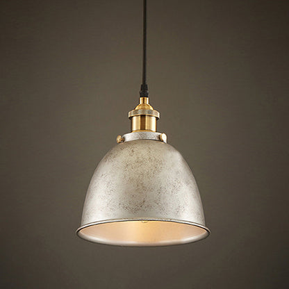 Rustic Metal Hanging Lamp