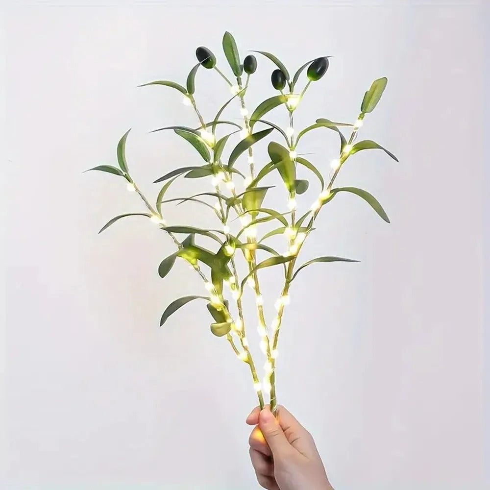 Realistic Greenery LED Table Lamp Fake Plant