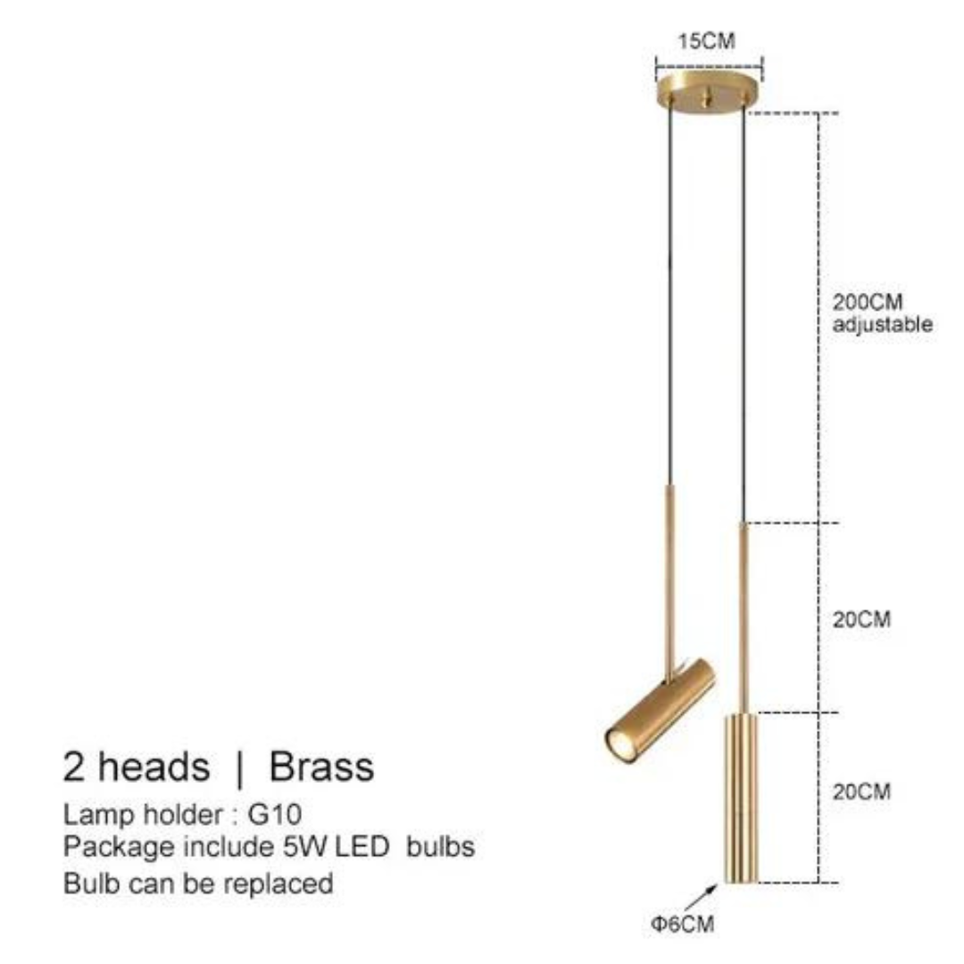 Stylish LED Hanging Lamp for Cozy Bedrooms