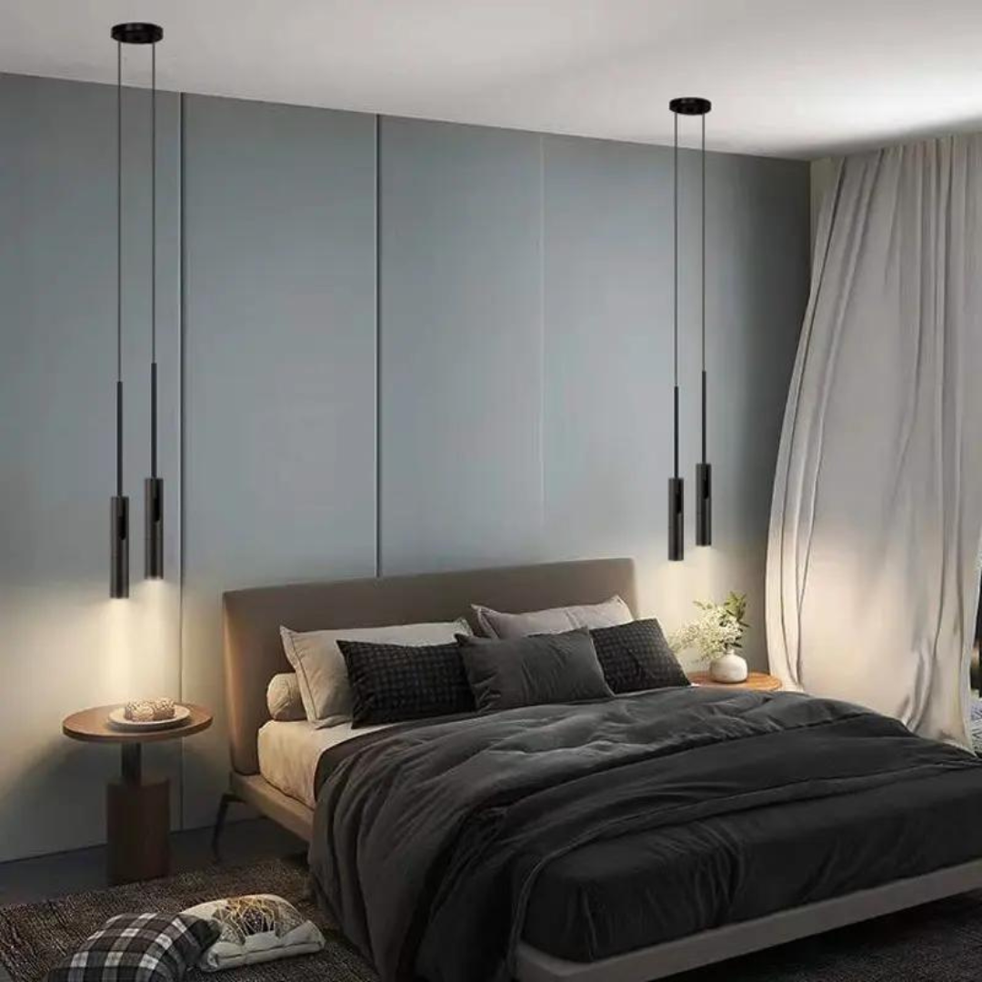 Stylish LED Hanging Lamp for Cozy Bedrooms - Halri