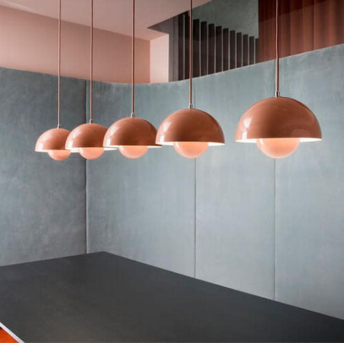 Simple Round Pendant Light Modern Ceiling Fixture