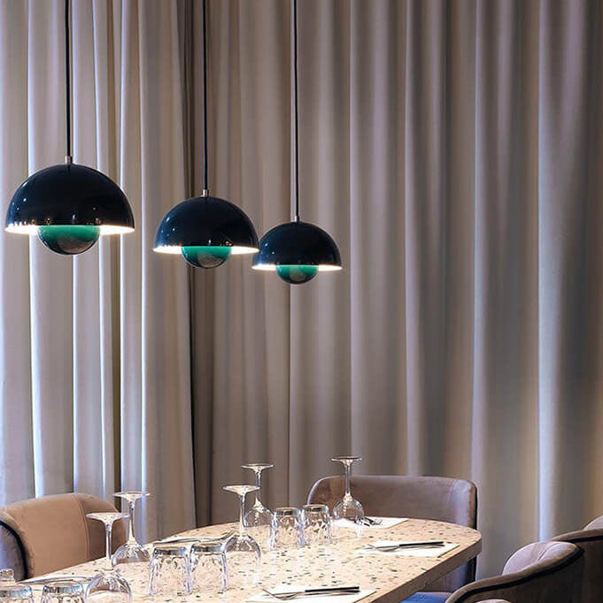 Simple Round Pendant Light Modern Ceiling Fixture
