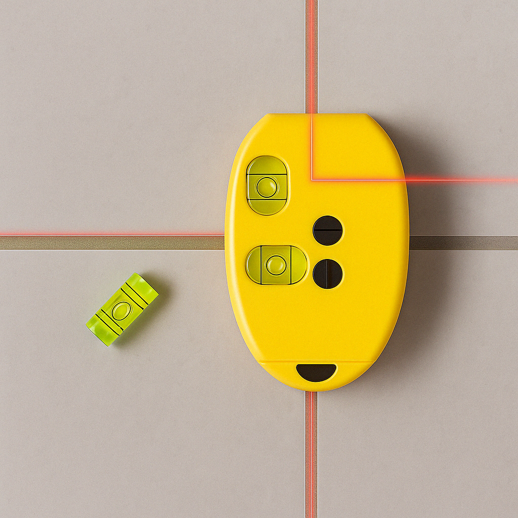 Accurate Laser Level with 90° Right Angle