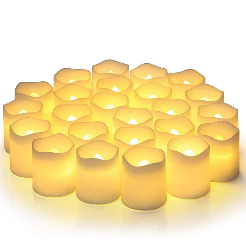 Warm LED Flameless Candles for Home Ambiance - Halri