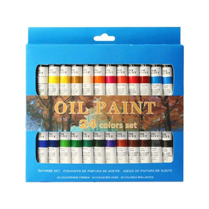 Premium Artist 24 Color Oil Painting Set - Halri