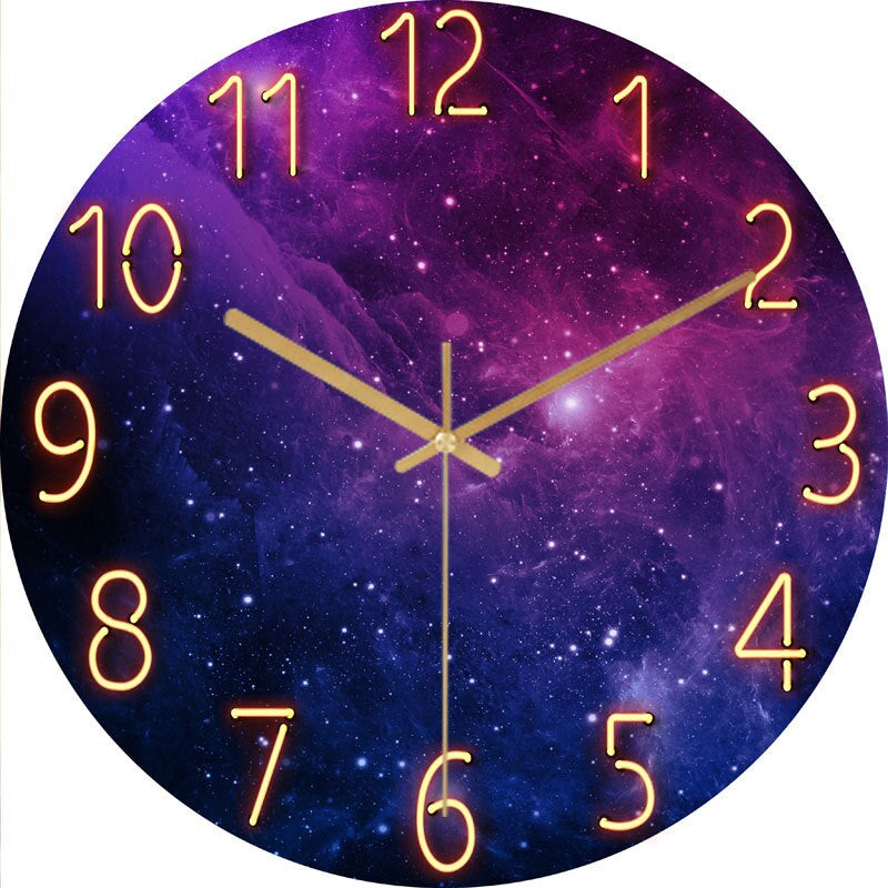 Modern Slim Wall Clock