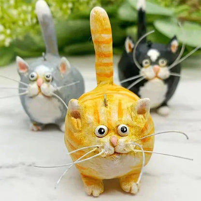 Adorable Small Cat Collectible Figurine