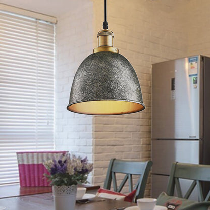 Rustic Metal Hanging Lamp
