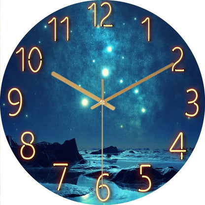 Modern Slim Wall Clock