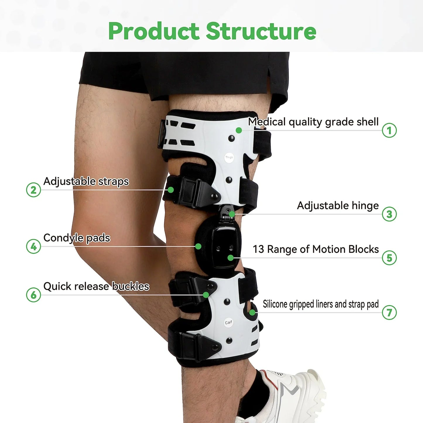 Supportive Knee Compression Wrap