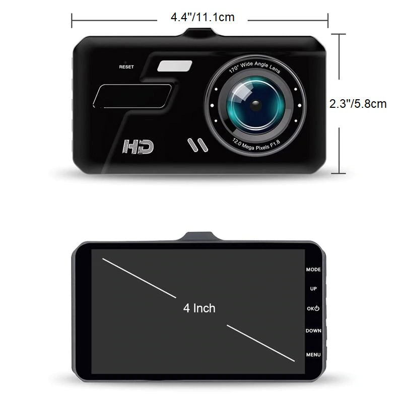 Full HD Dual Car Camera 1080P Front Rear DVR