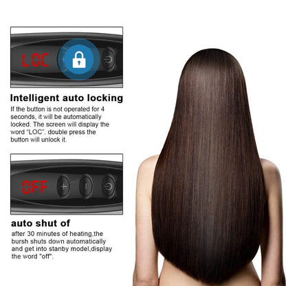 Advanced Hair Straightening Brush Tool