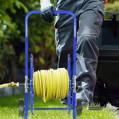 Easy Roll Up Water Hose Storage Cart