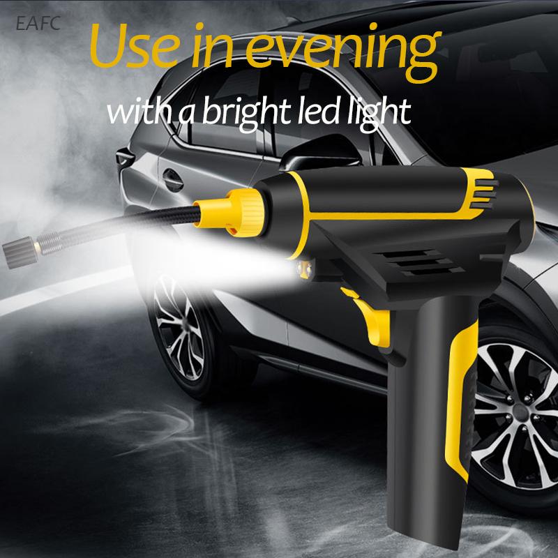 Portable 120W Car Tire Inflator USB Rechargeable Pump