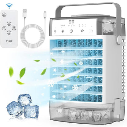 Compact Multi-Function Air Cooler Humidifier Fan