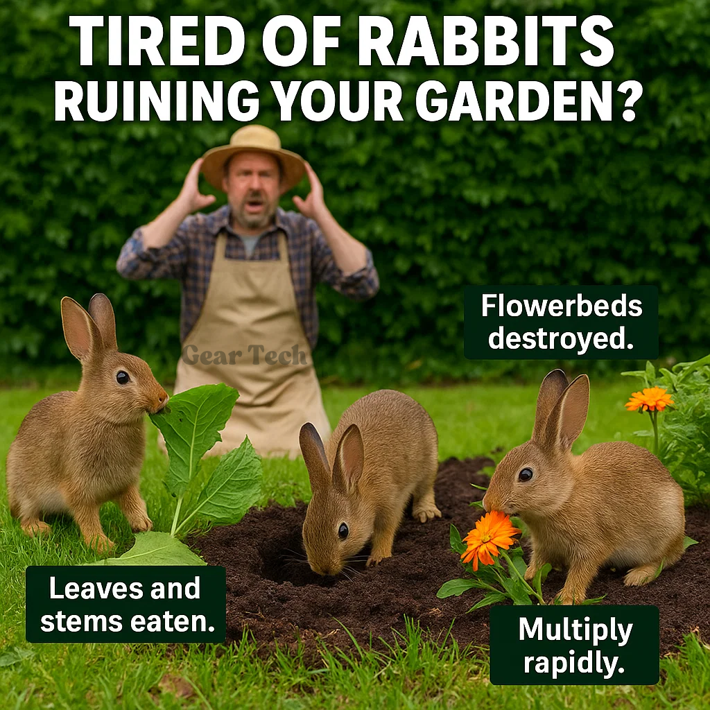 Outdoor Animal Repellent with Motion Sensor Lights