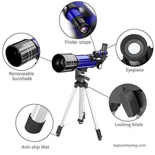 Easy Space Telescope Kit 150X Magnification Blue