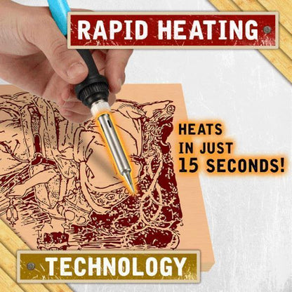 Professional Wood Burning Art Tool Set 28 Pieces