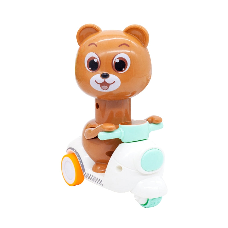 Fun Motorcycle Animal Toy Set