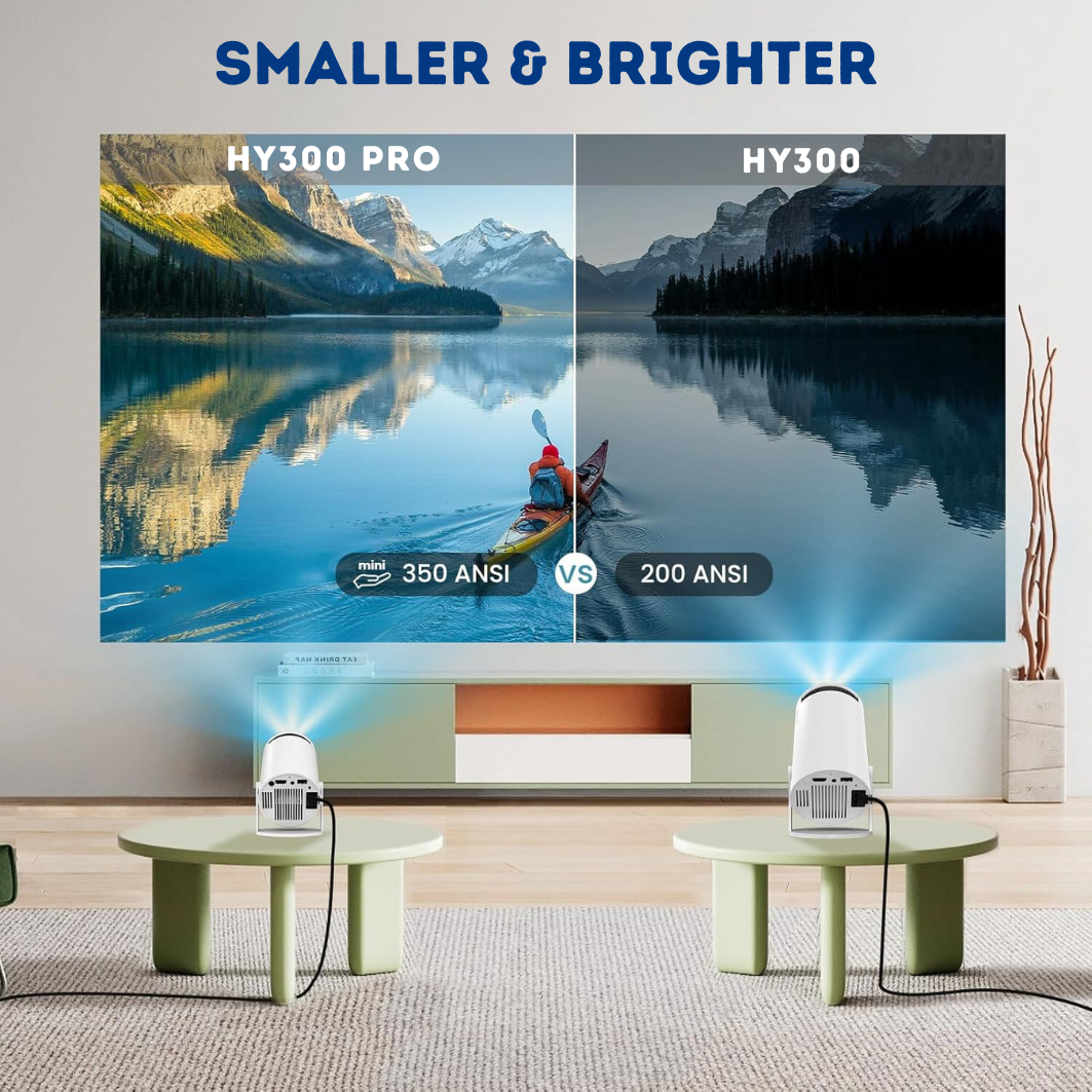 Compact 4K HD Portable Home Theater Projector